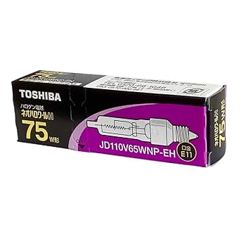 Amazon | 東芝 ハロゲン電球 ネオハロクールH 110V 75W形 E11